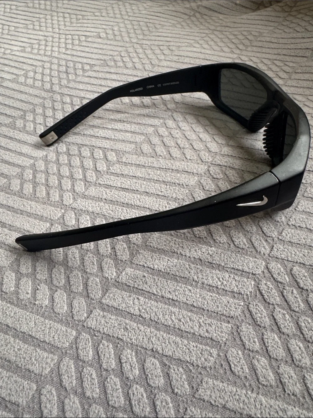 Nike Brazen Men's Black Sport Wrap Sunglasses